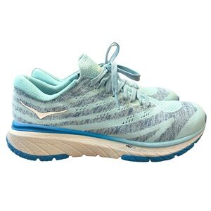 HOKA ONE ONE Cavu 3 Running Shoes Women’s 9.5 Blue Athletic Trainers